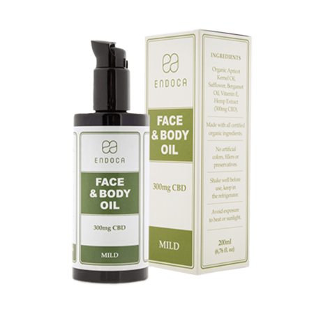 Endoca Face and Body Oil - box-front